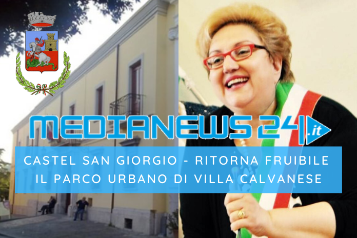 Castel San Giorgio – Ritorna fruibile il parco urbano di Villa Calvanese