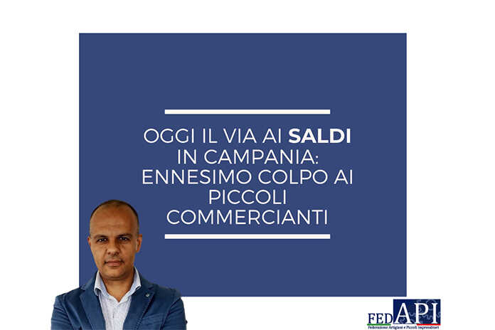 Campania – La decisione di far partire i saldi già nella giornata di oggi