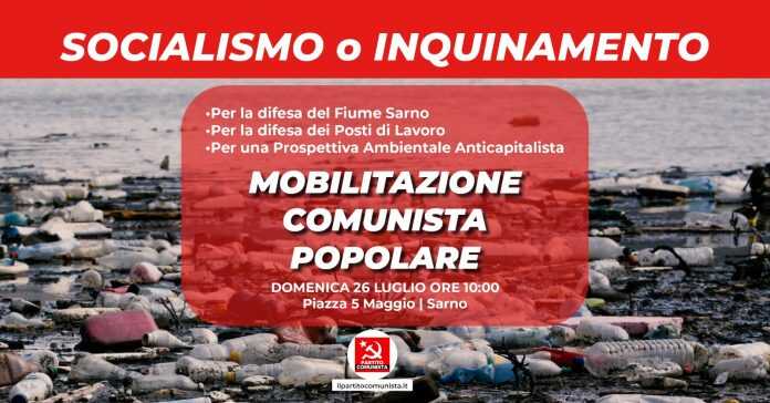 Sarno – Domenica la manifestazione ambientalista del Partito Comunista
