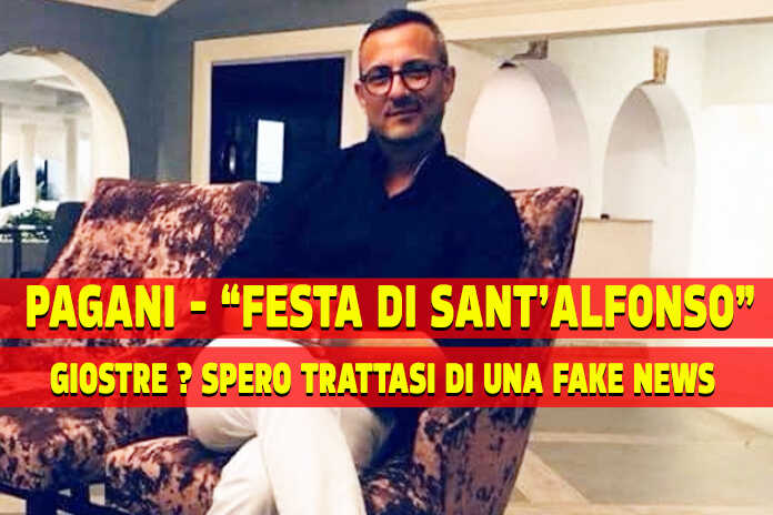 Pagani – Giostre per la festa di Sant’Alfonso ?, la nota di Gianfranco Maiorino