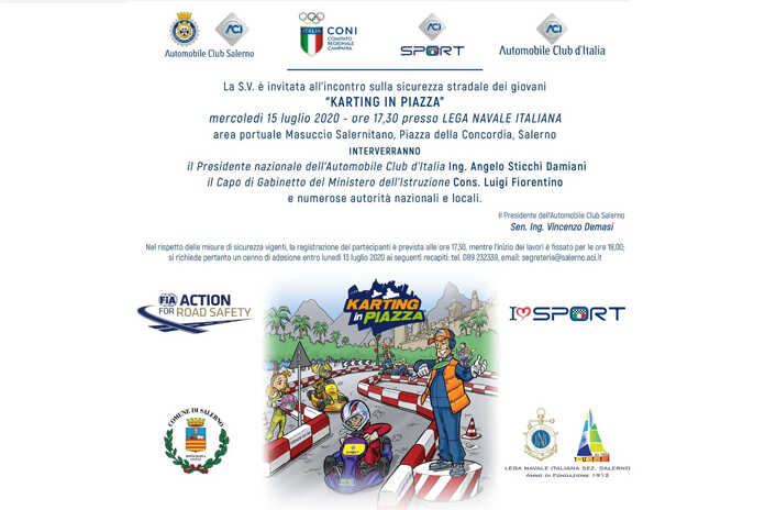 Rispetto delle regole salva la vita… sulla strada e a scuola… con Aci Salerno