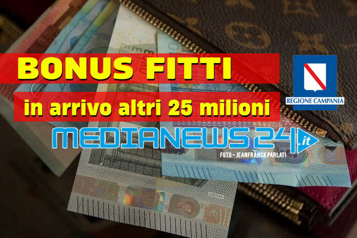 Covid, la Regione Campania stanzia altri 25 milioni per il sostegno al fitto
