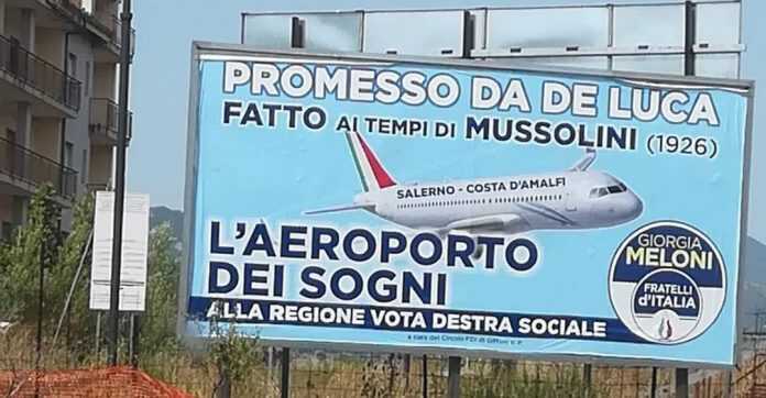 Montecorvino Pugliano – M5S, Cammarano (M5S): “Manifesti che inneggiano al fascismo, la Procura apra inchiesta”