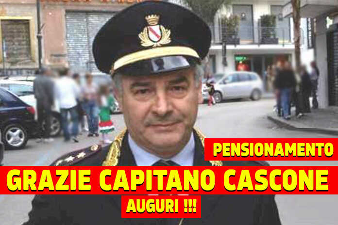 Angri – Grazie Capitano, auguri per il tuo traguardo pensionistico