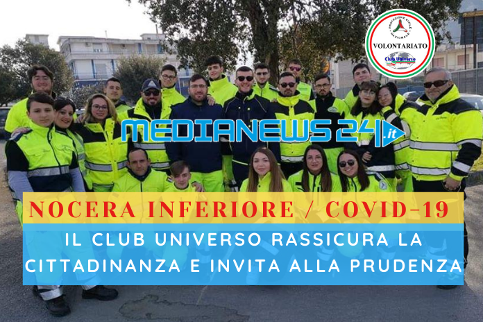 Nocera Inferiore / Covid-19 – Il Club Universo invita alla prudenza