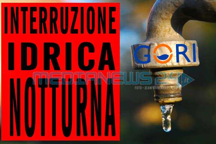 GORI – Nocera Superiore, carenza idrica stagionale nelle ore notturne