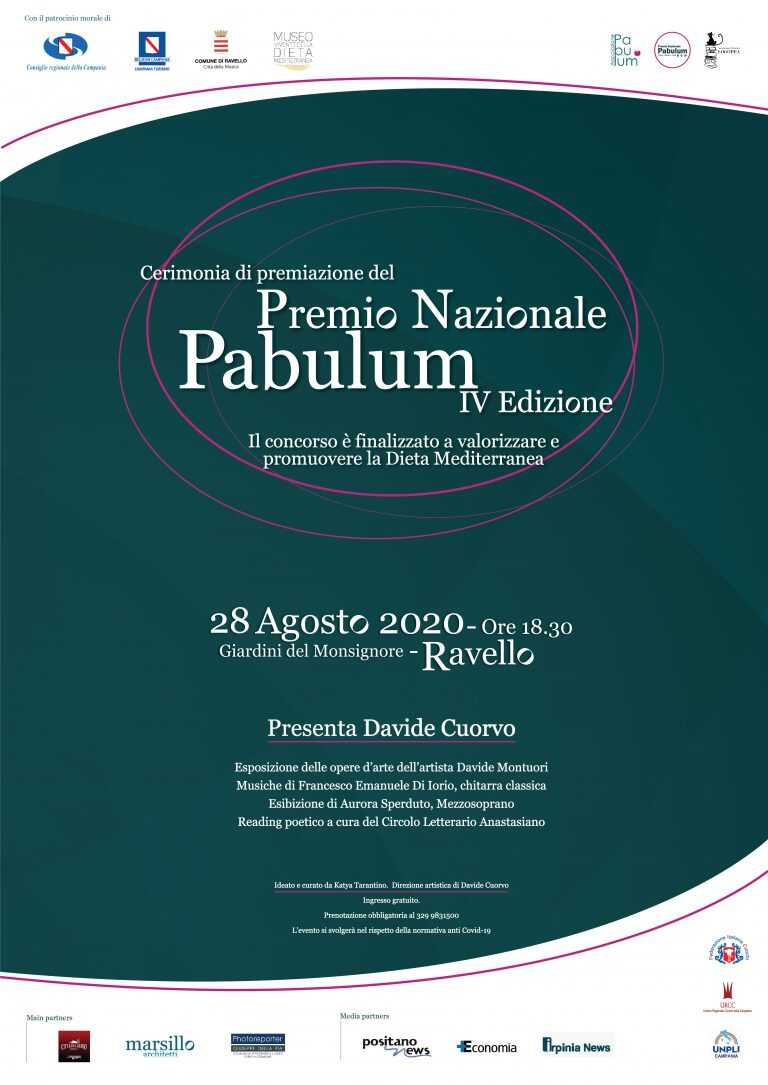 Ravello – Cerimonia di premiazione “Premio Nazionale Pabulum” IV edizione