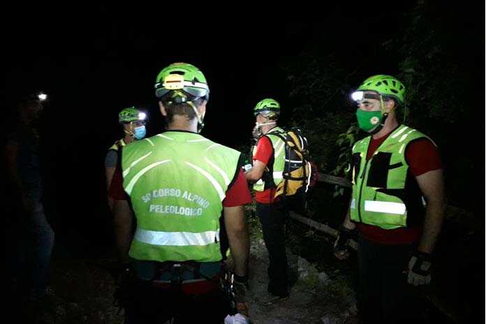 Doppio intervento ieri per il Soccorso Alpino e Speleologico della Campania 