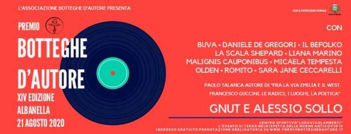 Albanella – Torna il Festival “Botteghe d’autore”. Ospiti speciali Gnut e Alessio Sollo