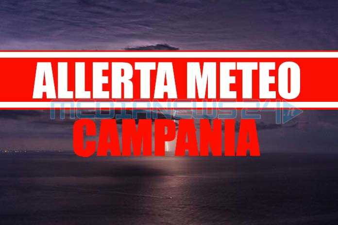 Allerta Meteo – Peggioramento in Campania, criticità arancione