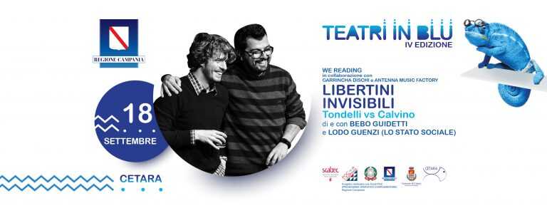 Cetara – Lodo Guenzi e Bebo Guidetti dello Stato Sociale in costiera con un omaggio a Calvino e Tondelli