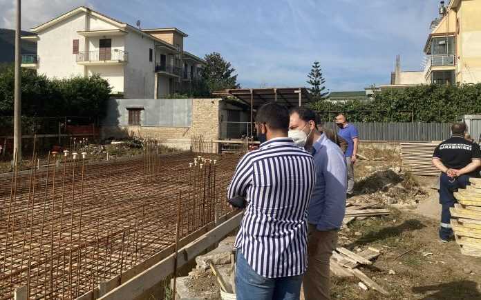 Nocera Superiore – Ancora un sopralluogo del sindaco Cuofano alla nuova caserma dei carabinieri
