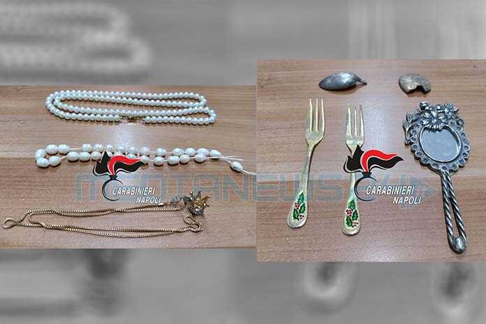 Portici – Badante ruba i gioielli dell’anziana, denunciata dai Carabinieri