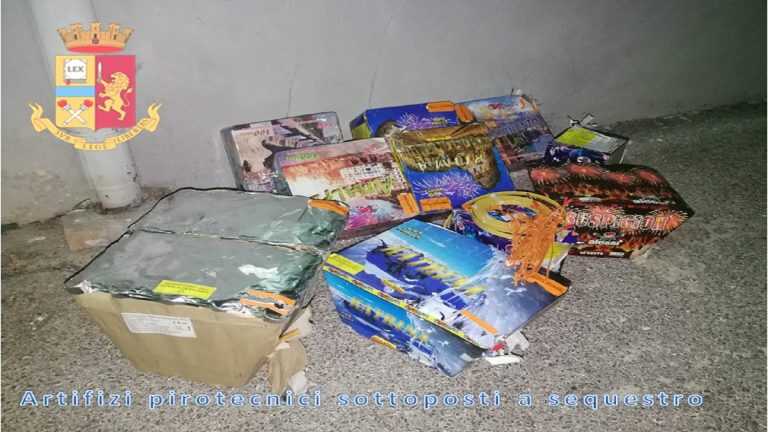 Salerno – Polizia sequestra fuochi pirotecnici illegali –