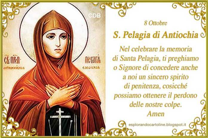 8 OTTOBRE SANTA PELAGIA