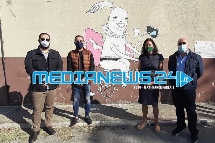 VIDEO / Angri – “realtà_aumentata” il nuovo murale presso l’Istituto Don Enrico Smaldone