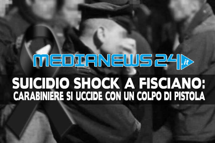Dramma a Fisciano, carabiniere si uccide con un colpo di pistola