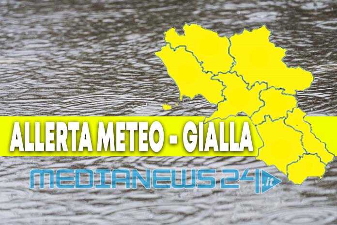 Allerta meteo gialla in arrivo: piogge e temporali in Campania