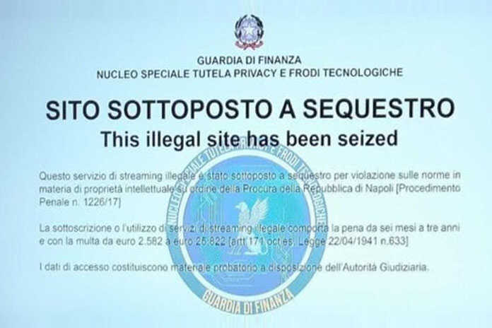 Guardia di Finanza, colpo allo streaming illegale a siti web e piattaforme Iptv