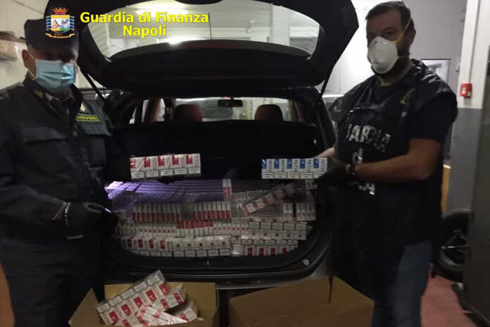 Nola – Guardia di Finanza  ha sequestrato 140 kg di sigarette di contrabbando