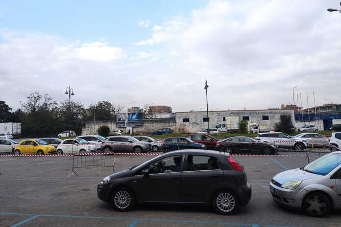 Pagani – Nuova sede USCA , partito stamattina il drive-in per i tamponi