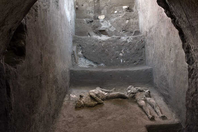 Pompei il mondo ritrovato – Due corpi seppelliti del 79 d.C. durante l’eruzione del Vesuvio