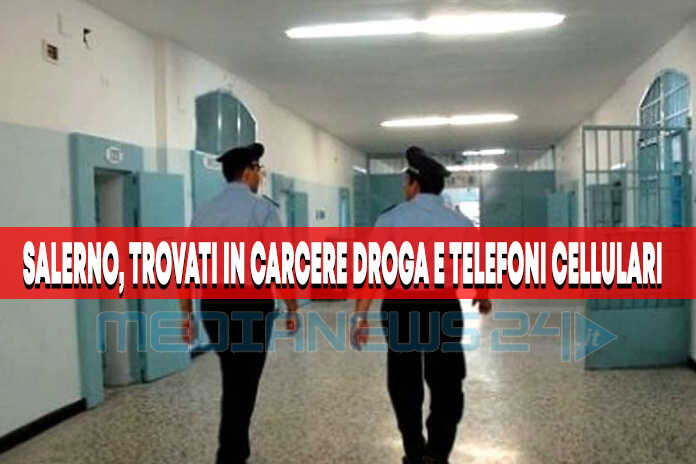 Salerno. Trovati droga e cellulari in carcere