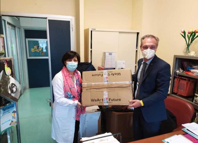 ANC Salerno – dona dispositivi di protezione individuale – al reparto di Neonatologia del Ruggi di Salerno
