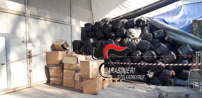 Terzigno – Opificio abusivo, scarti tessili smaltiti senza controllo, donna denunciata dai carabinieri