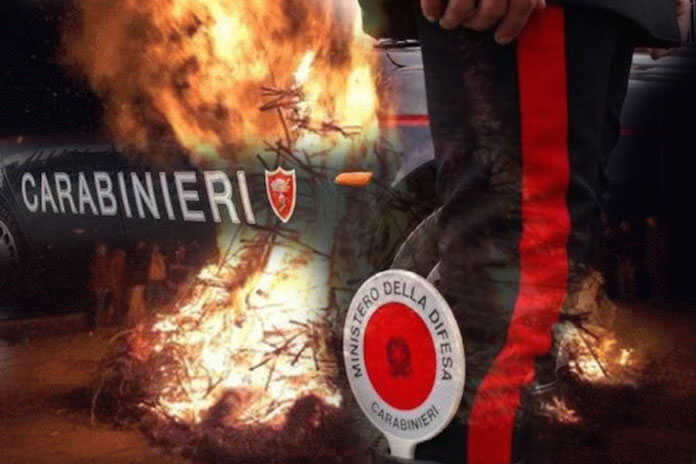 Castellammare di Stabia “Focarazzi” dell’Immacolata. Controlli a tappeto dei Carabinieri