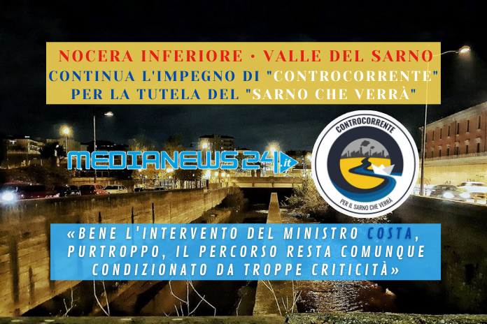Nocera Inferiore – Continua l’impegno di “Controcorrente” per la tutela del “Sarno che verrà”