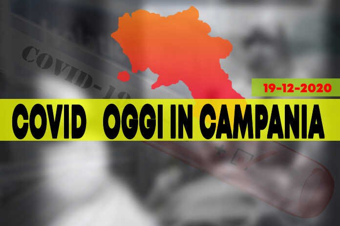 Covid in Campania. Il bollettino di oggi 19 dicembre. 949 positivi,1424 guariti, 32 decessi