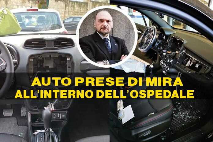 Napoli. Cardarelli, raid alle auto in sosta, asportati gli impianti stereo, il monito di Alviti
