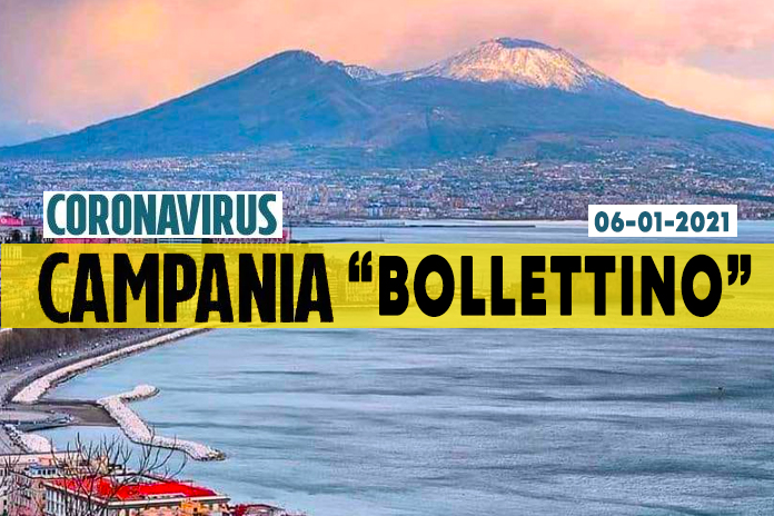 Campania. Il bollettino nel giorno dell’ Epifania, 1.366 nuovi casi su 17.212 tamponi