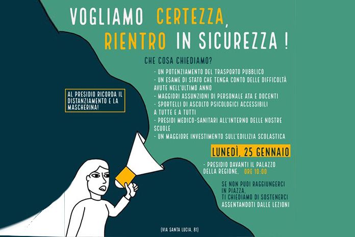 Scuola, è deciso: si torna tra i banchi: la nota dell’ Unione degli studenti Napoli