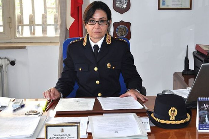 Dirigente della Polizia di Stato dott.ssa Stefania Grasso