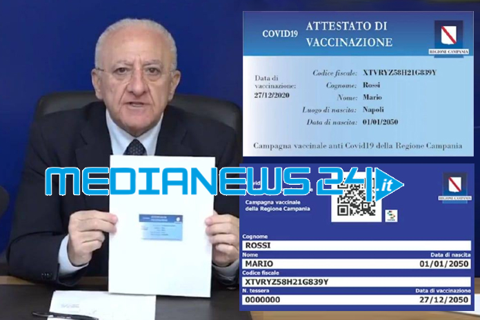 Vaccini Codid-19. Parlamentari campani Lega: “Card De Luca è follia incostituzionale”