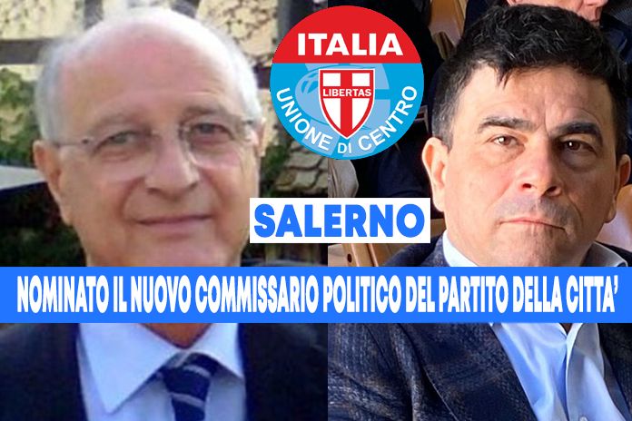 Salzano nuovo commissario Udc per la città di Salerno. Polichetti: “Un riferimento importante sul capoluogo”