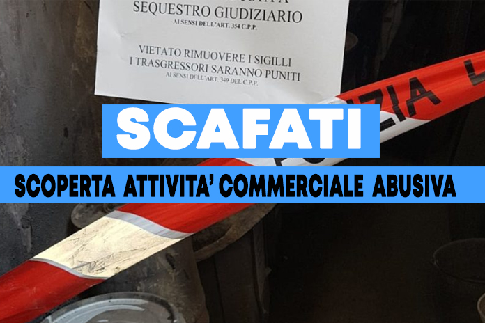 Scafati. Scoperta dalla polizia locale, attività commerciale abusiva