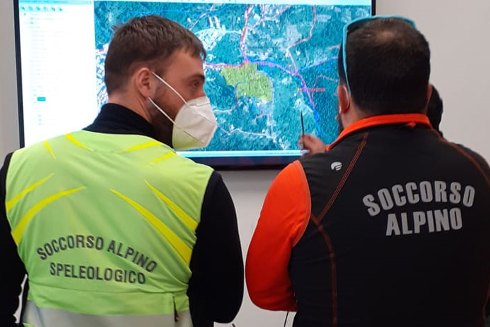 Anziano salvato dal Soccorso Alpino e Speleologico della Campania a Vallo della Lucania