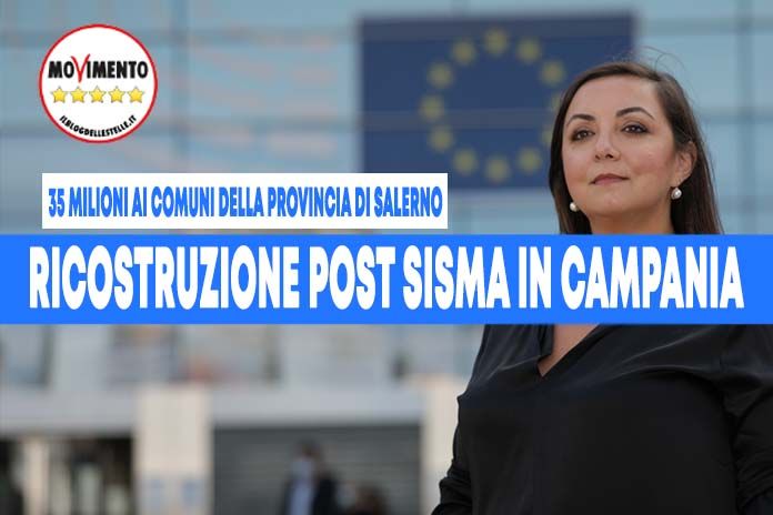 Risorse post sisma in Campania, Adinolfi (M5S): “Serviranno per completare la ricostruzione”