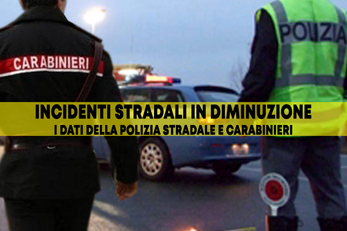 Diminuiti gli incidenti stradali, con il lockdown 1,5 milioni controlli e 19mila sanzioni nel 2020