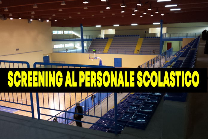 Lunedi 11 Gennaio screening sul personale scolastico nocerino al Palacoscioni