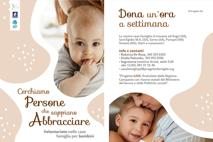 Progetto Famiglia Accoglienza cerca volontari: gli obiettivi