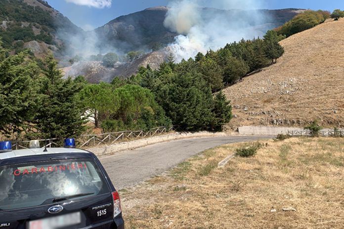 Controlli ambientali. Arrestato dai carabinieri piromane