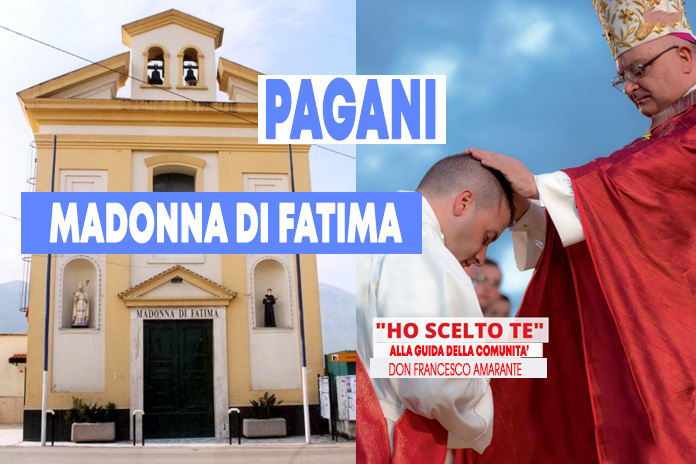 Pagani. Arriva il nuovo parroco della parrocchia Madonna di Fatima