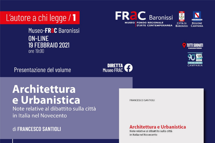 Baronissi. Al museo FRAC la presentazione del libro di Francesco Santioli
