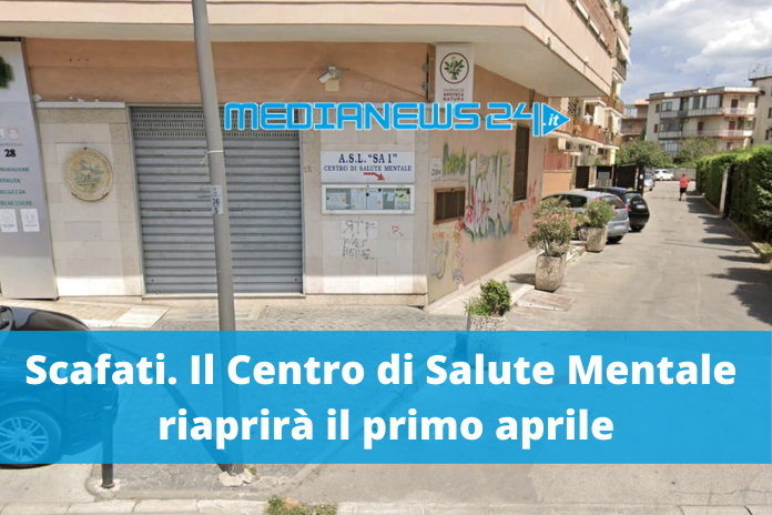 Scafati. Il Centro di salute mentale di via Della Resistenza riaprirà il primo aprile