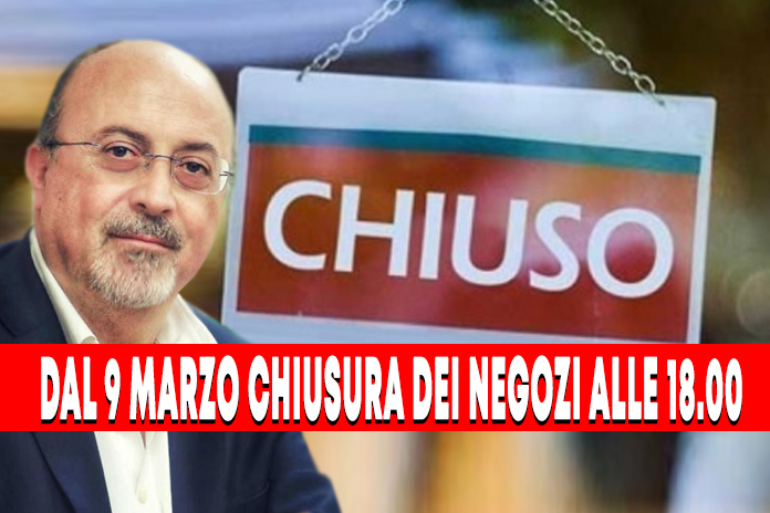 Angri. Il sindaco chiude alle 18.00