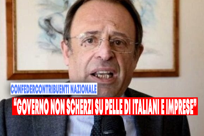 Confedercontribuenti, il Governo annulli tutte le cartelle esattoriali prescritte
